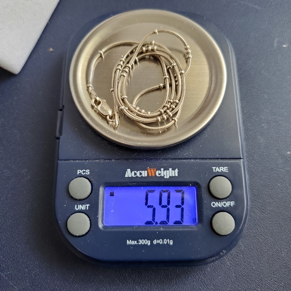 SET! Sterling Silver Set with Beaded Necklace and 2 Beaded Bracelets Vintage - Picture 9 of 16